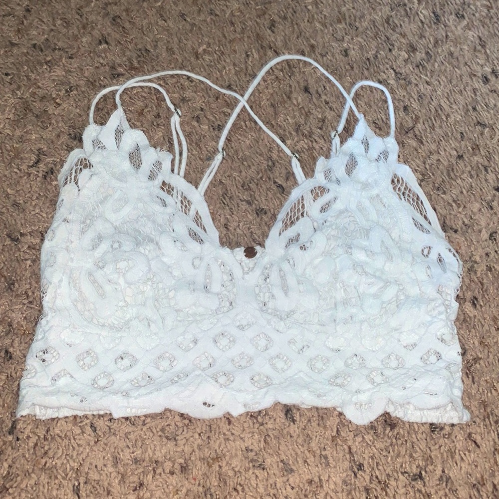 Womens white bralette